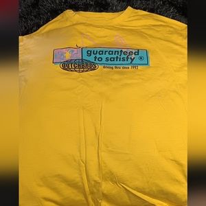 USED Dutch Bros Yellow Graphic T-Shirt